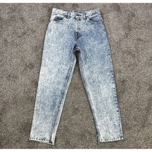 Vintage Levis 550 Orange Tab Relaxed Fit Jean Men 31x30 Acid Wash Denim USA Made